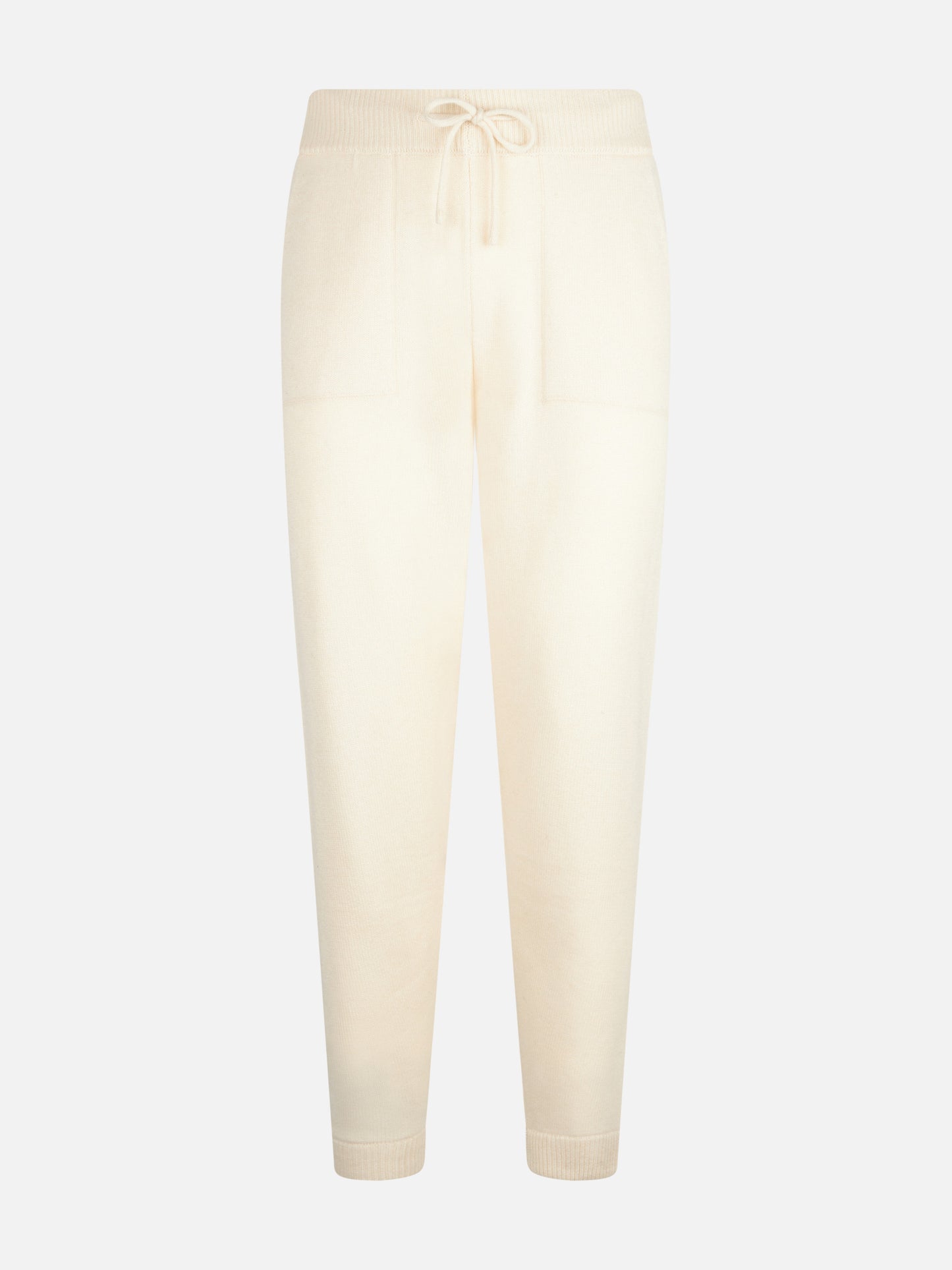 Woman off-white cashmere blend jogger pants - MC2 Saint Barth