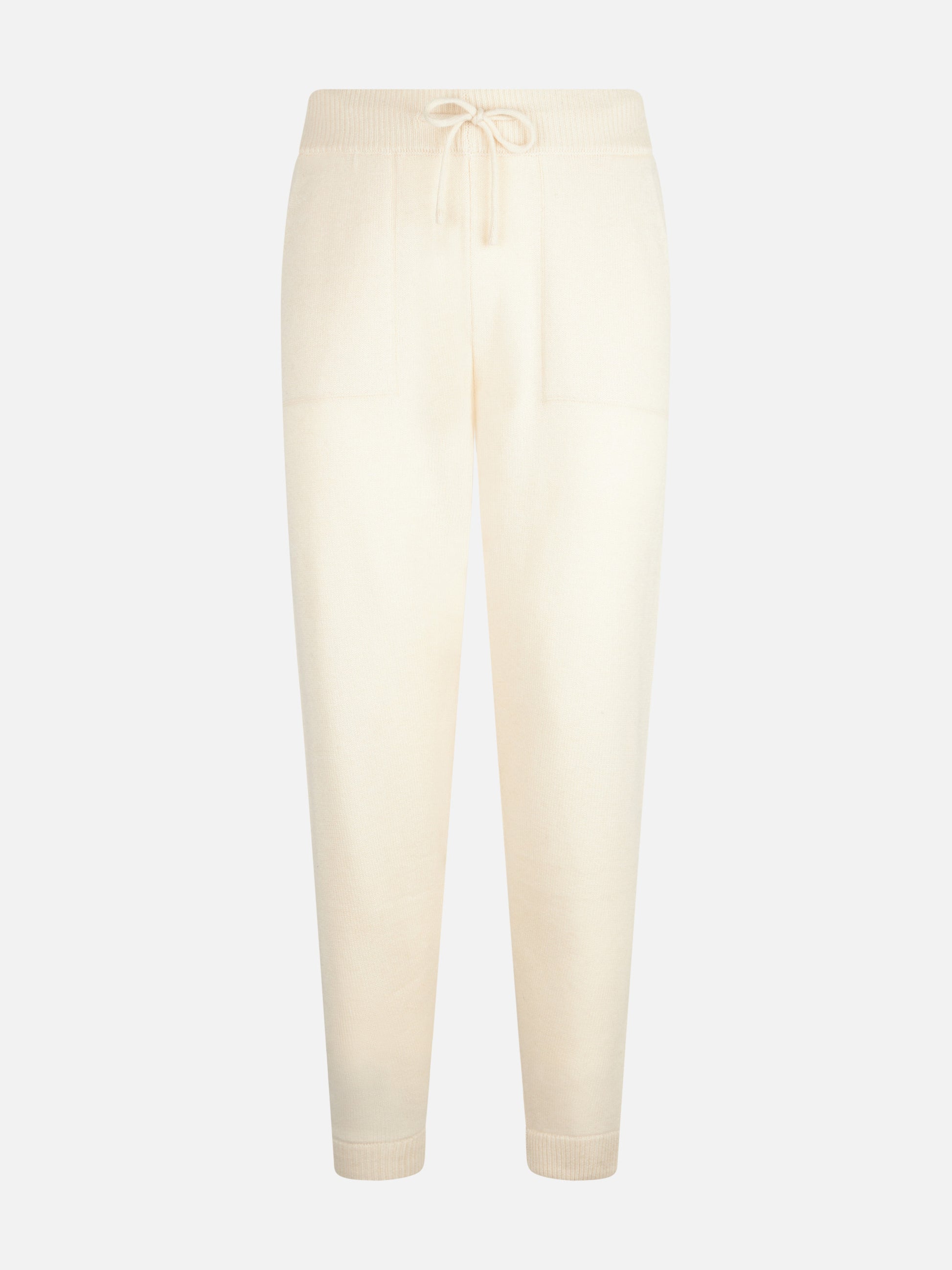 Woman off-white cashmere blend jogger pants - MC2 Saint Barth
