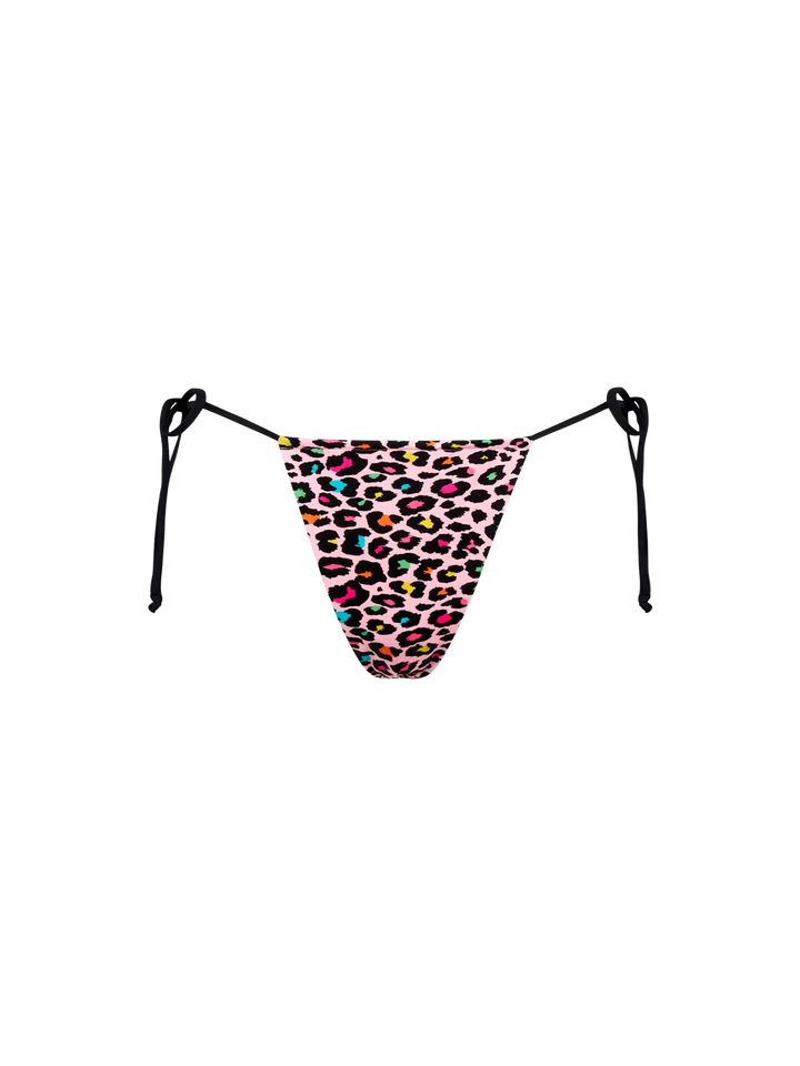 Woman string swim briefs with leopard print - MC2 Saint Barth