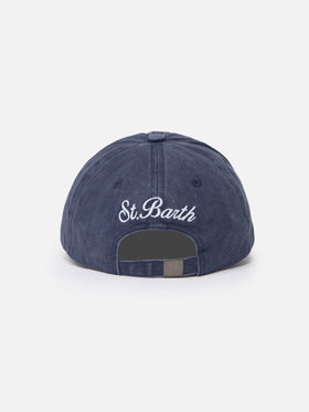 Denim embroidered ball cap Davis