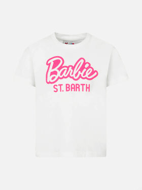 Girl heavy cotton t-shirt with Barbie St. Barth print | BARBIE SPECIAL EDITION