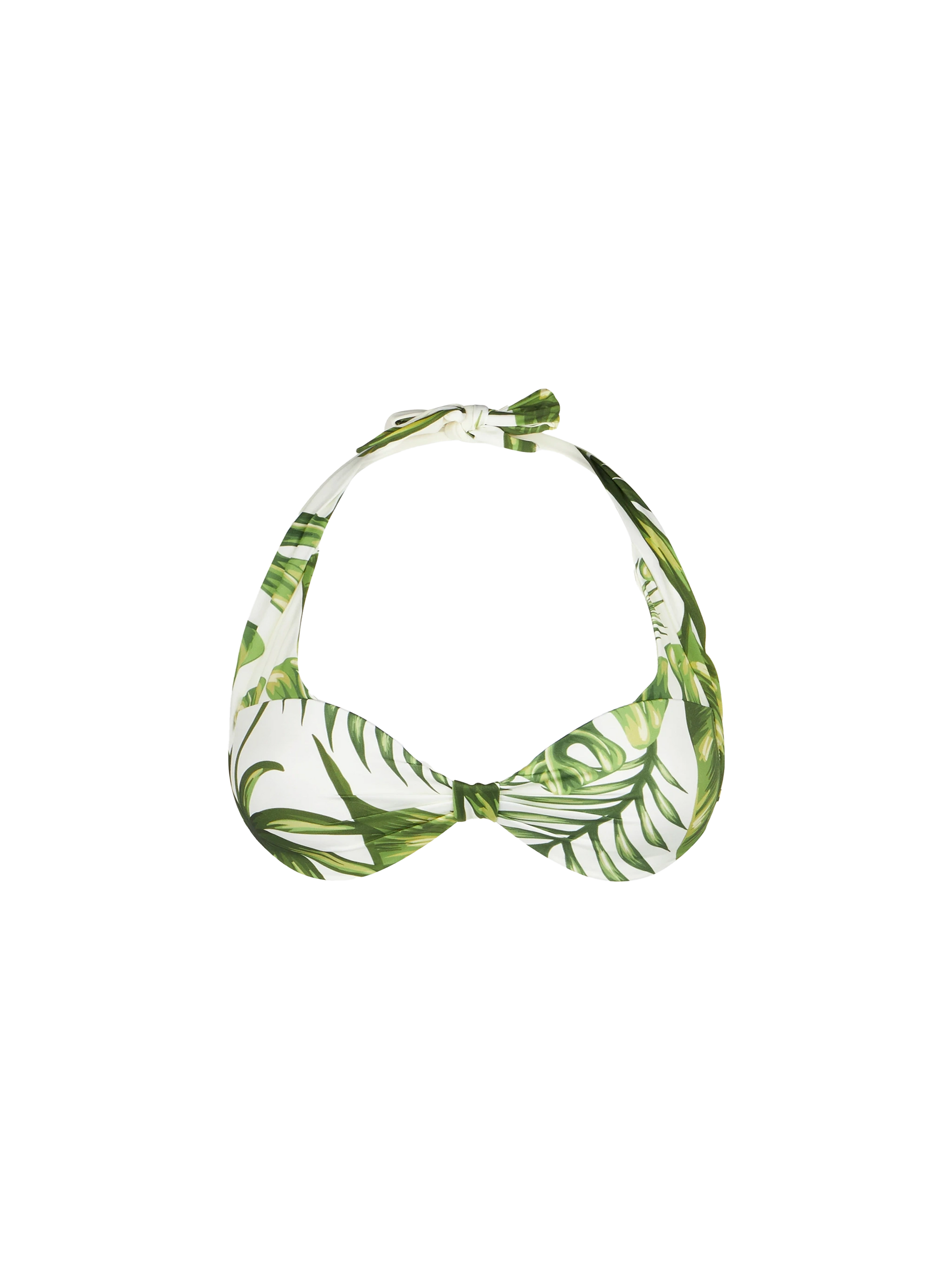 Tropical leaves print bralette - MC2 Saint Barth