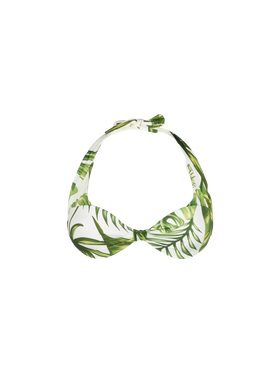 Tropical leaves print bralette - MC2 Saint Barth