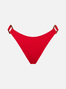 Woman crinkle cheeky swim briefs - MC2 Saint Barth