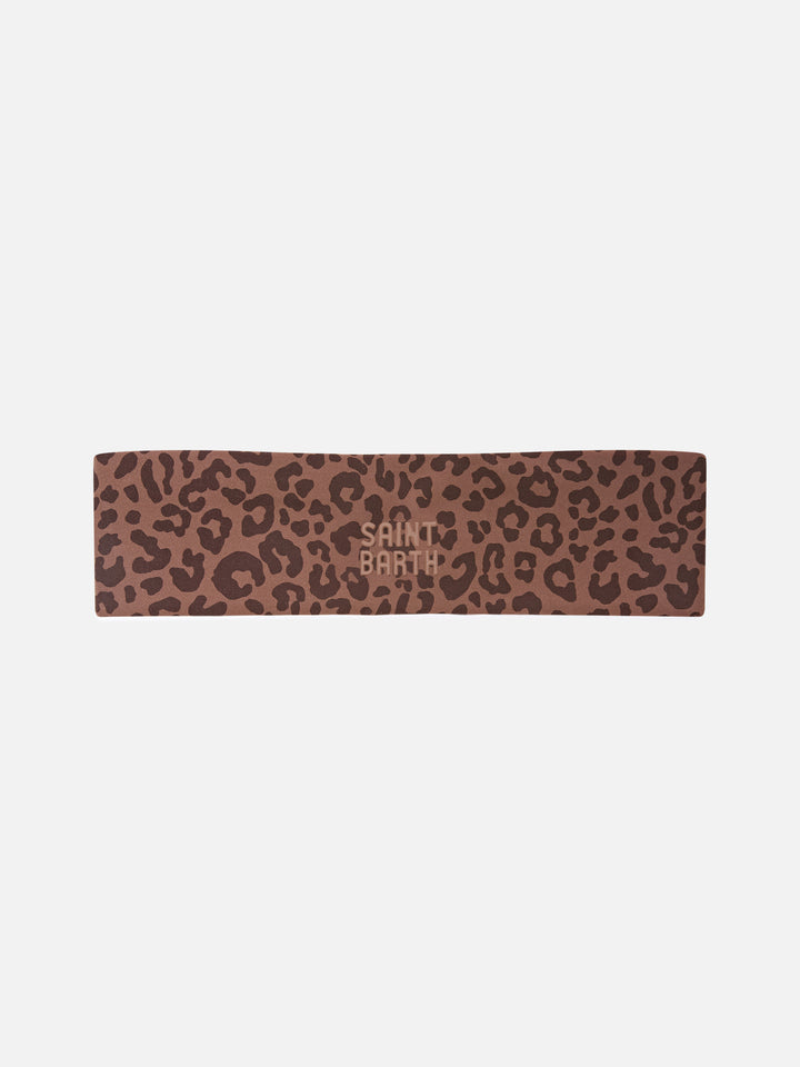 Bandeau Studio à imprimé léopard 