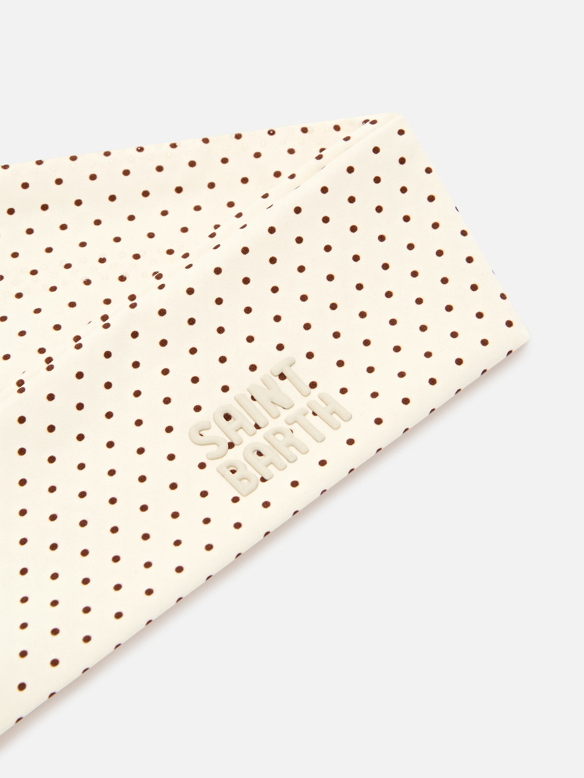 Bandeau Studio à imprimé micro pois 