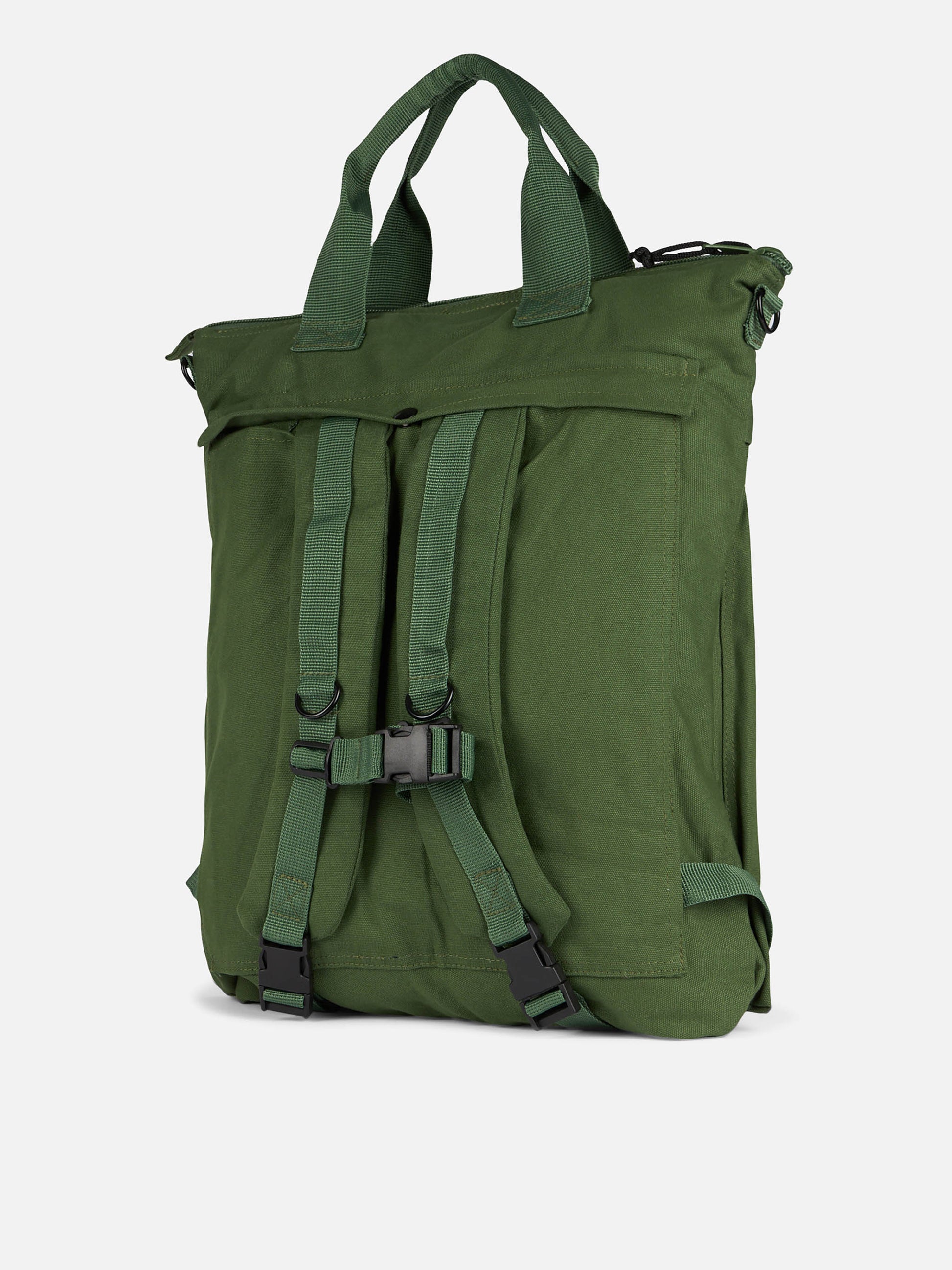Military green canvas backpack Helmut - MC2 Saint Barth