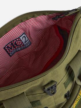 Military green canvas backpack Helmut - MC2 Saint Barth