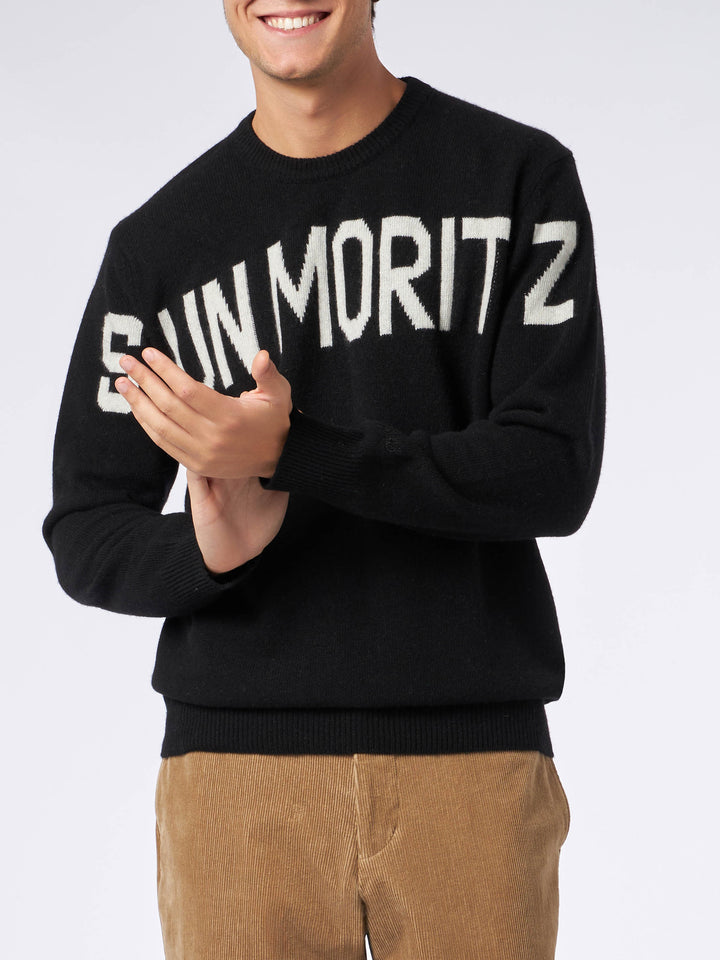 Sun Moritz blended cashmere man's sweater - MC2 Saint Barth