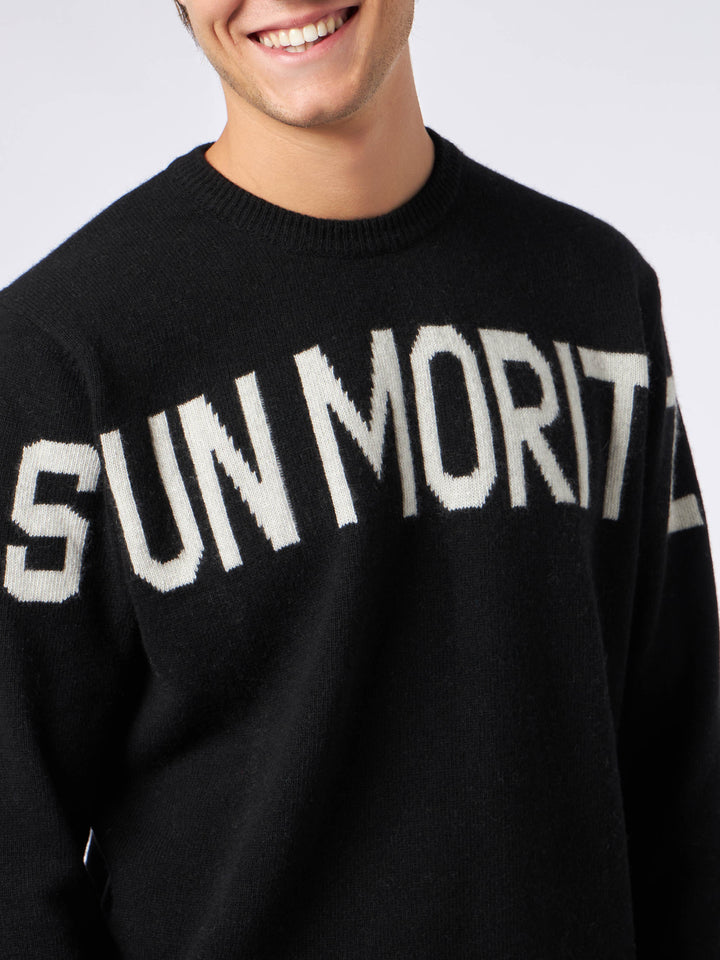 Sun Moritz blended cashmere man's sweater - MC2 Saint Barth