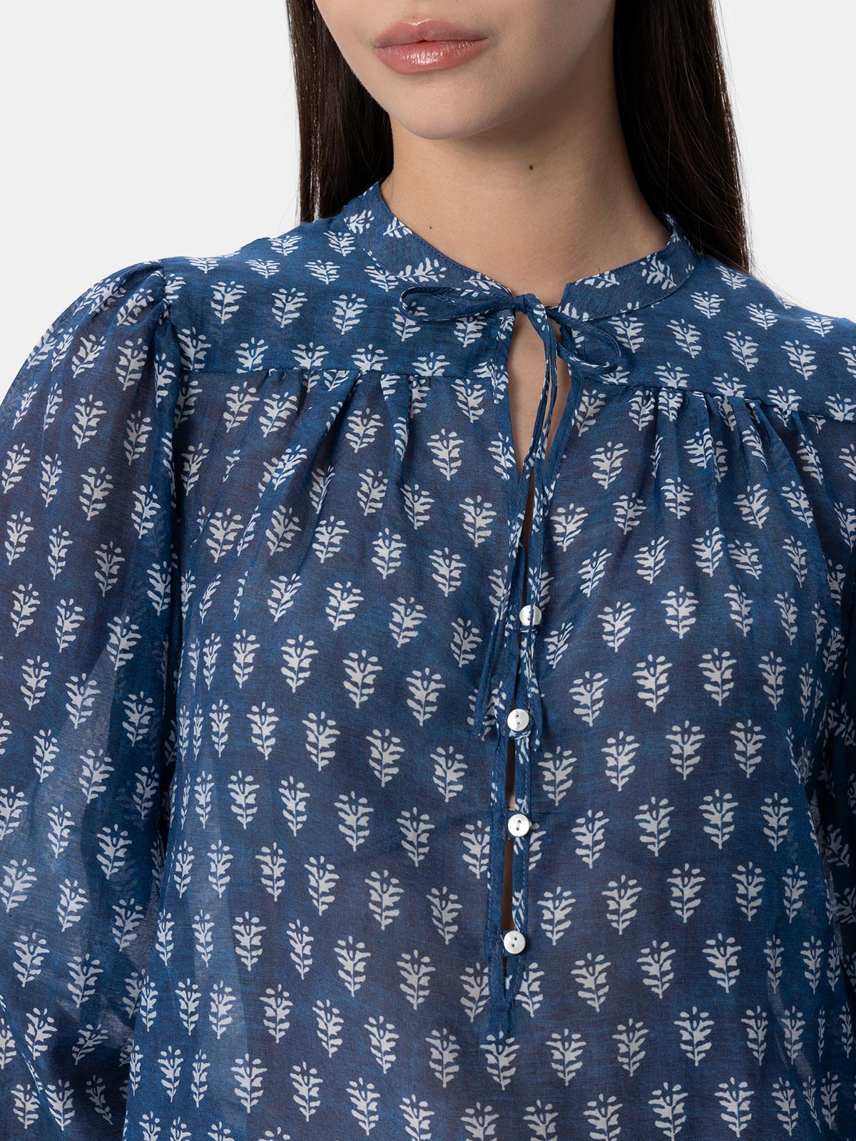 Woman silk voile blouse Harper - MC2 Saint Barth