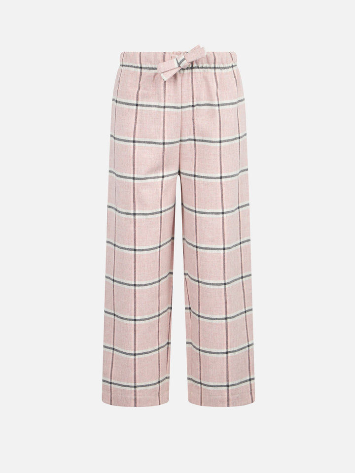 Kid pajama pants with tartan print - MC2 Saint Barth