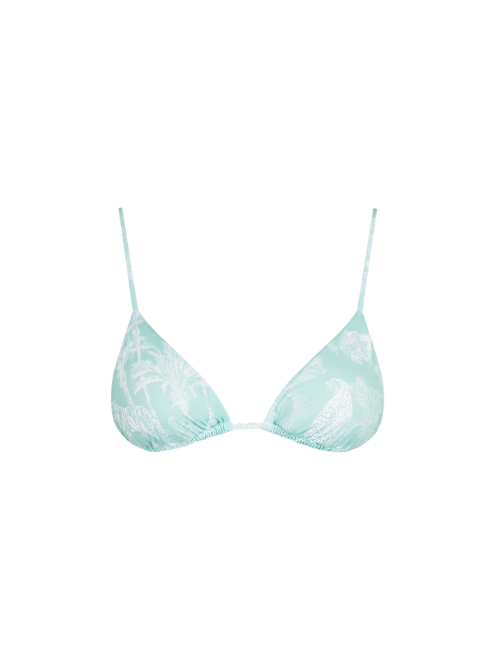 Woman triangle top with jungle print - MC2 Saint Barth