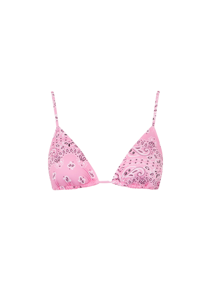 Woman pink triangle top - MC2 Saint Barth