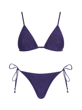 Woman lurex triangle bikini - MC2 Saint Barth