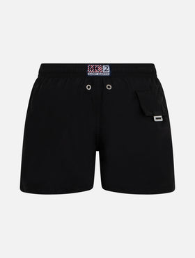 Boy lightweight fabric black swim shorts Jean Lighting Pantone | PANTONE® SPECIAL EDITION - MC2 Saint Barth