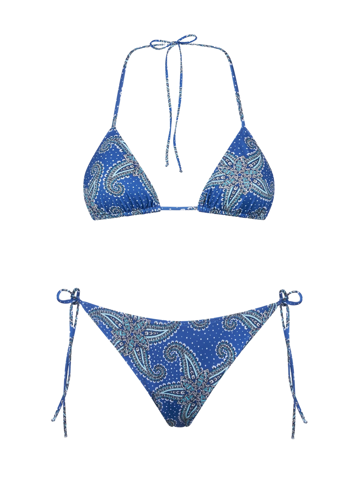 Woman triangle bikini with paisley print - MC2 Saint Barth