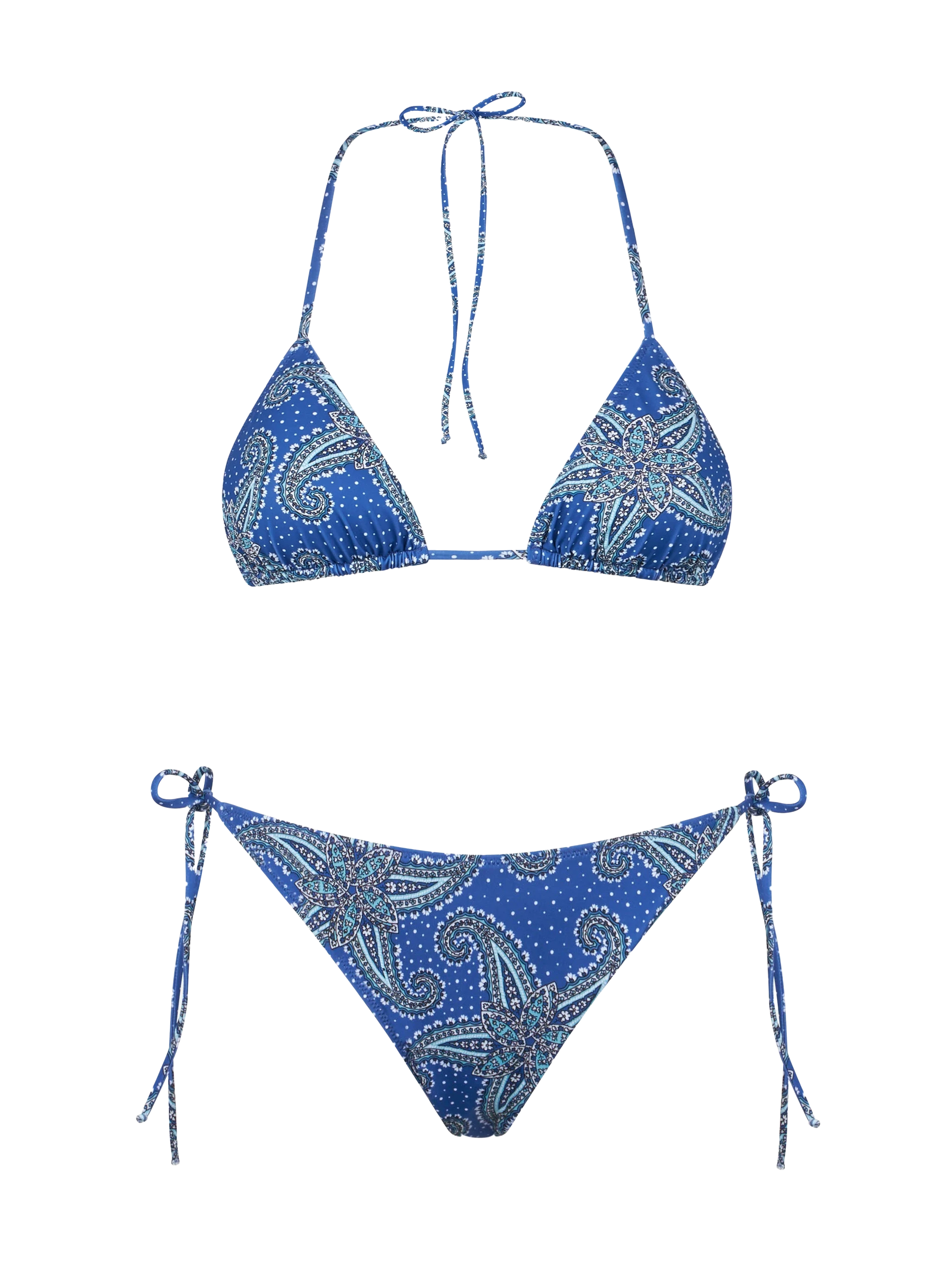 Woman triangle bikini with paisley print - MC2 Saint Barth