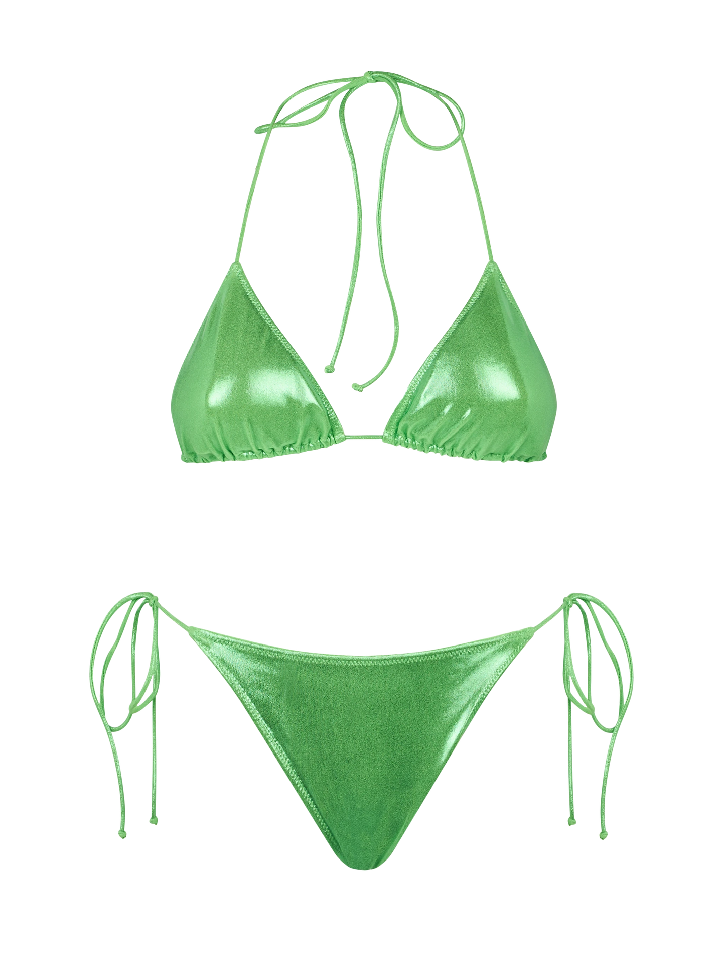 Woman lamina green triangle bikini - MC2 Saint Barth