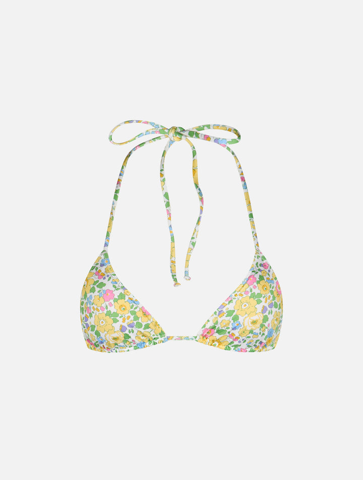 Woman Betsy triangle top swimsuit Leah | MADE WITH LIBERTY FABRIC