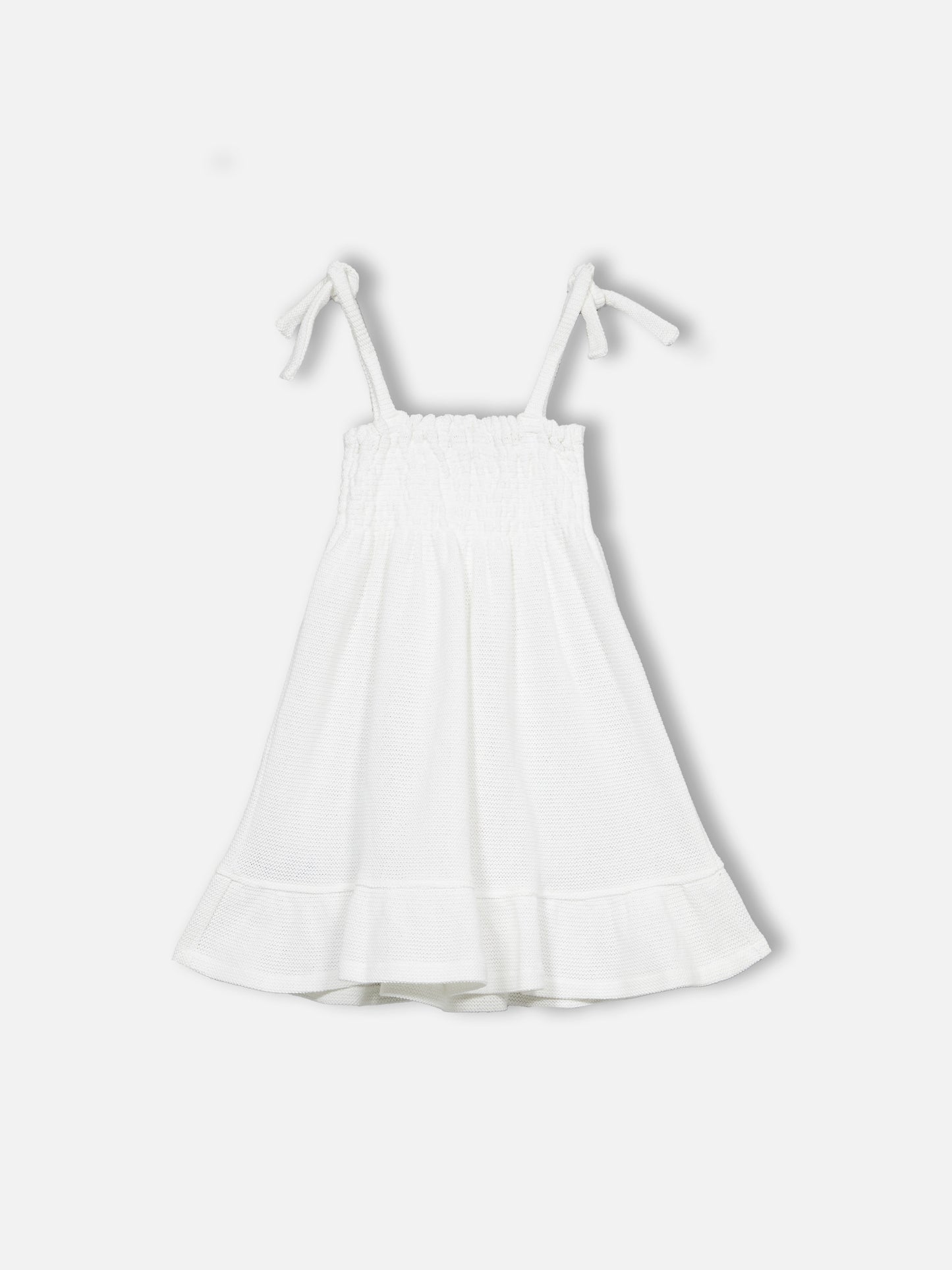 Girl white crochet dress - MC2 Saint Barth