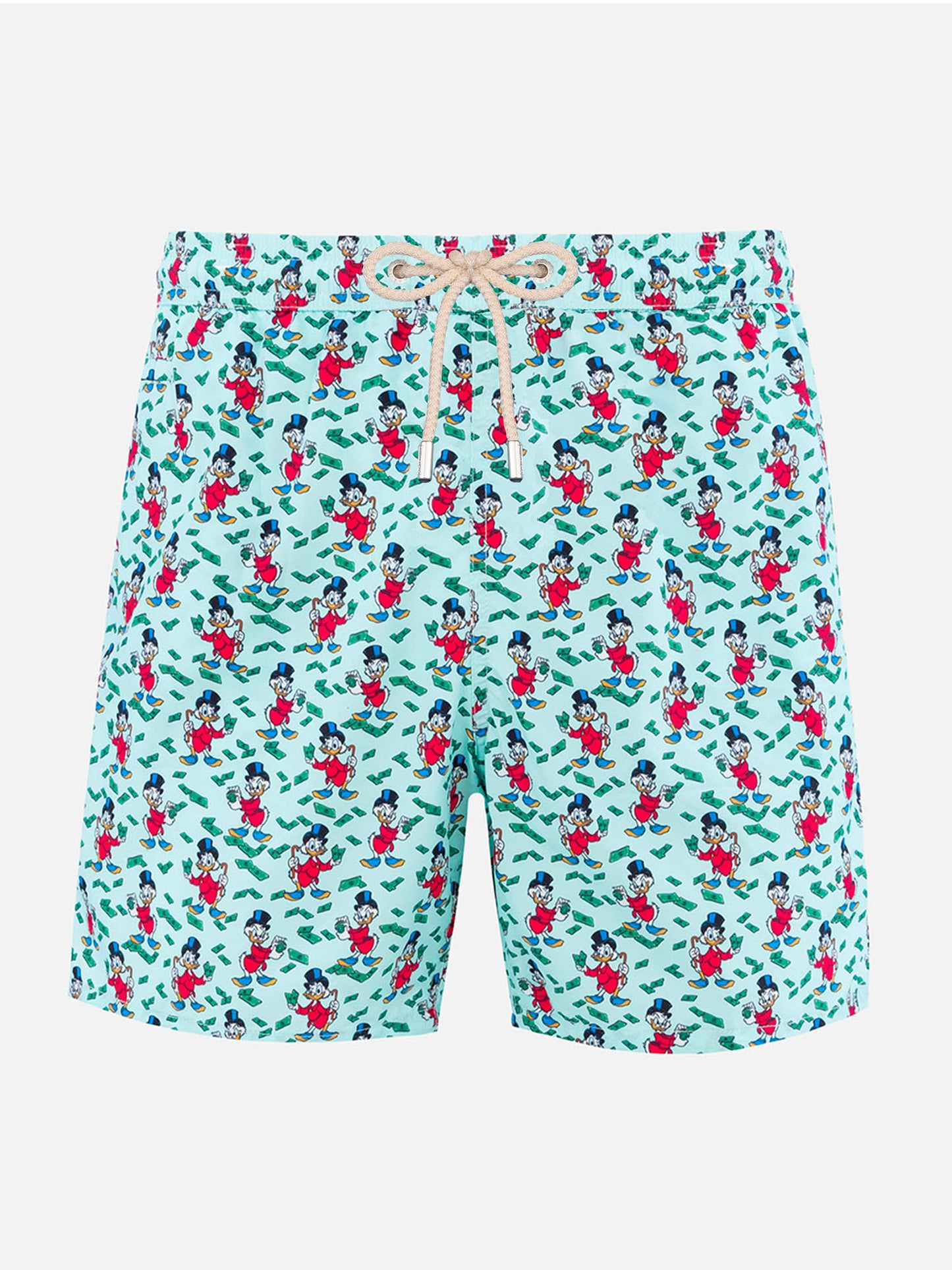 Man lightweight fabric swim-shorts Lighting Micro Fantasy with Scrooge print | DISNEY SPECIAL EDITION - MC2 Saint Barth