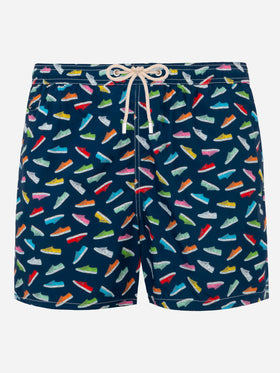 Light fabric man swim shorts Superga print | SUPERGA® SPECIAL EDITION - MC2 Saint Barth