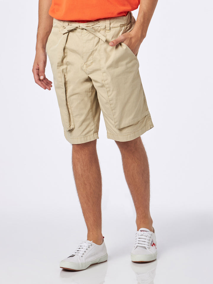 Man beige bermuda with side pockets - MC2 Saint Barth