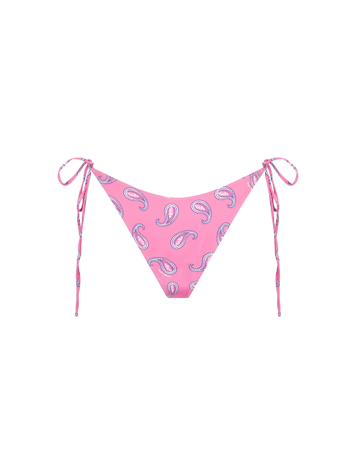 Slip da bagno da donna sgambato con stampa paisley