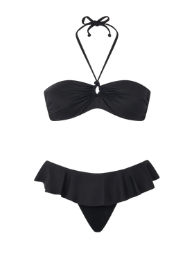 Woman black bandeau bikini - MC2 Saint Barth