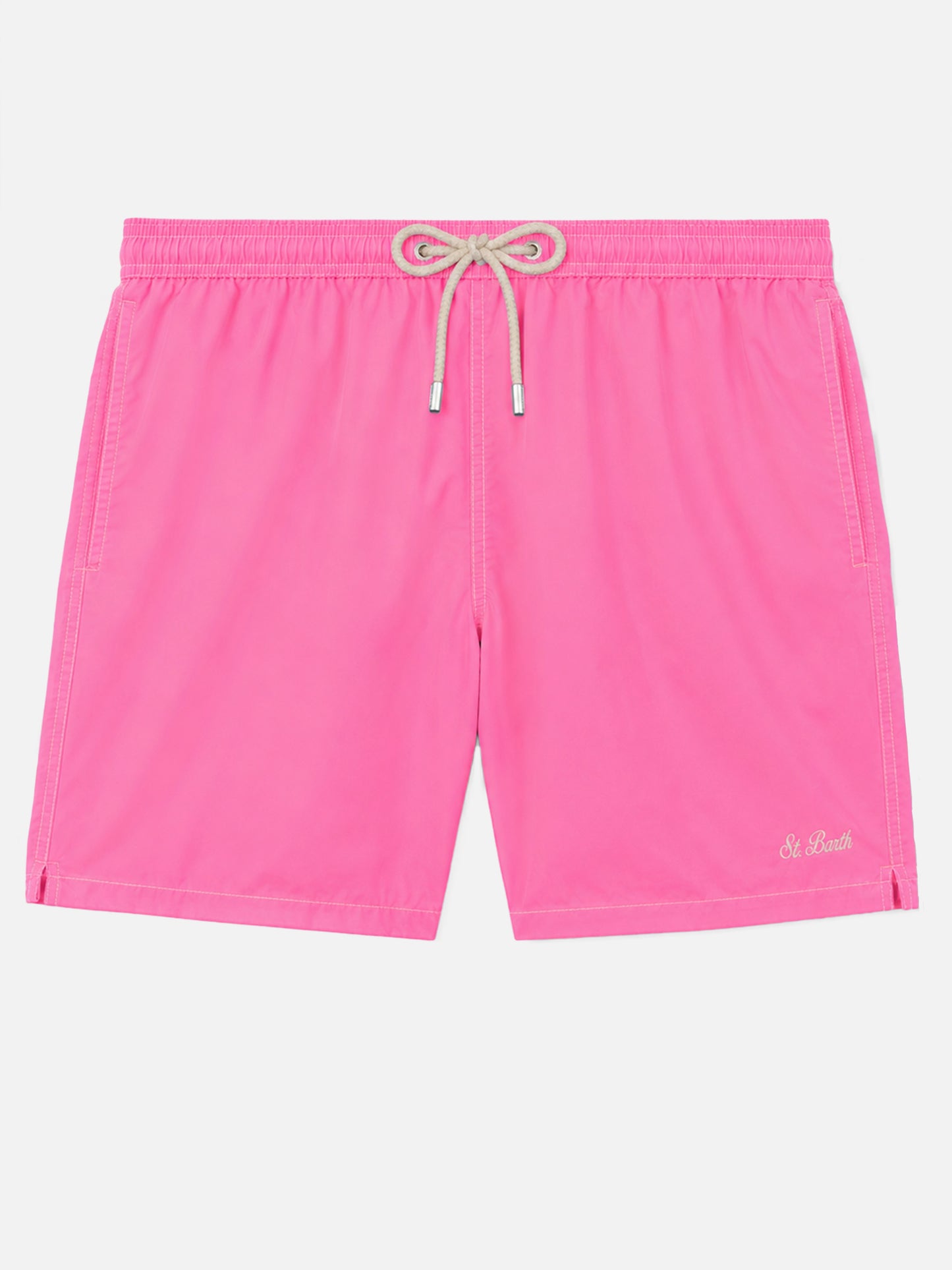 Short de bain mi-long rose Patmos 