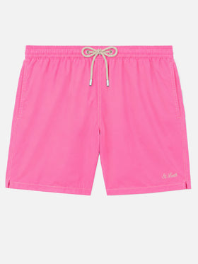 Short de bain mi-long rose Patmos 