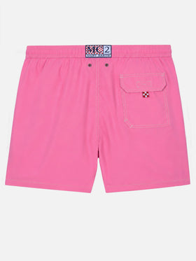Short de bain mi-long rose Patmos 