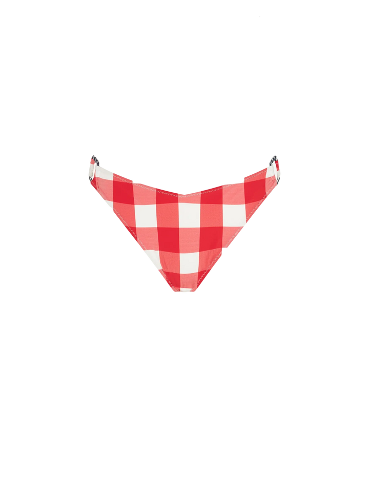 Woman swim briefs with check print - MC2 Saint Barth