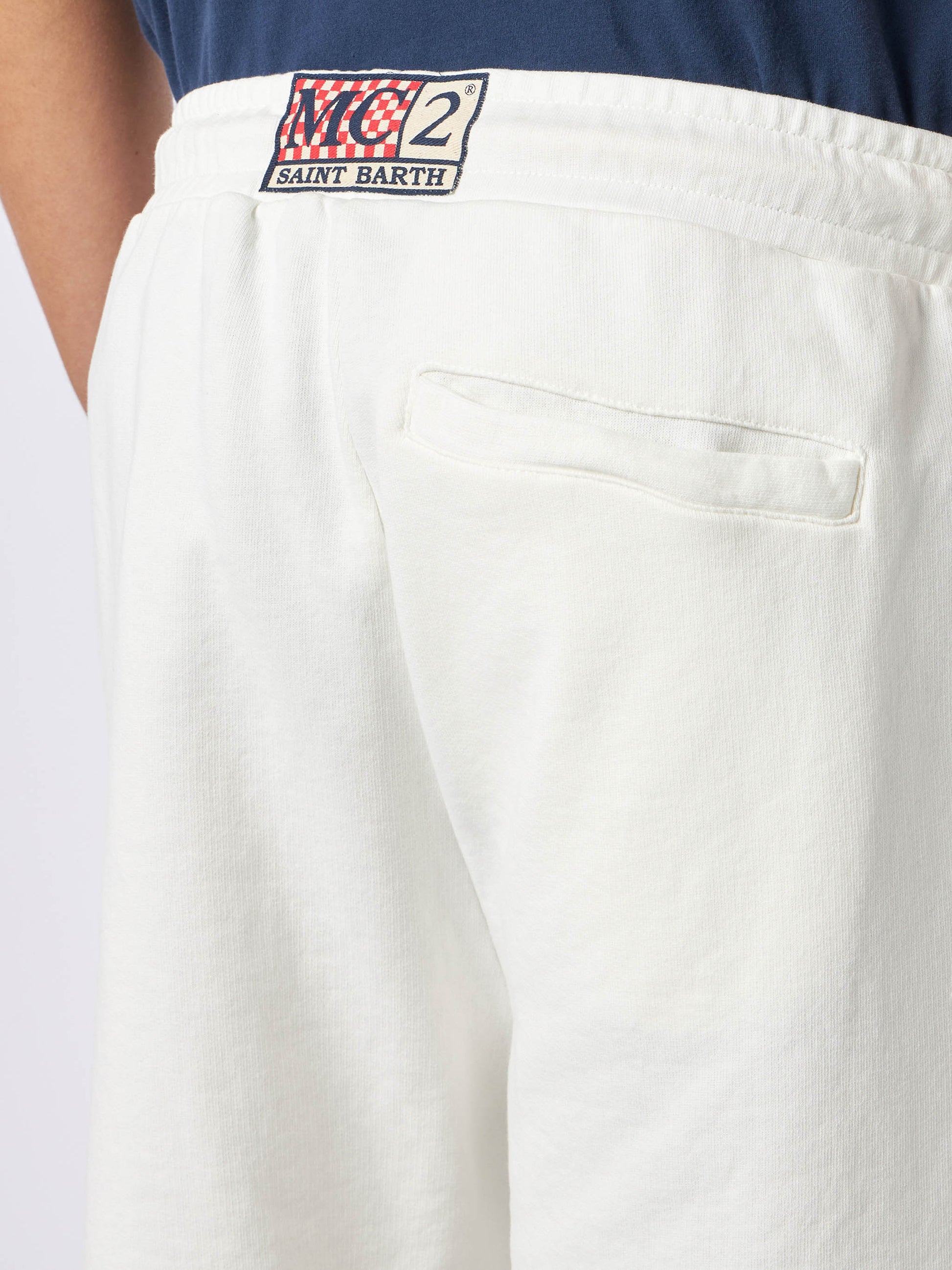Man white cotton bermuda - MC2 Saint Barth