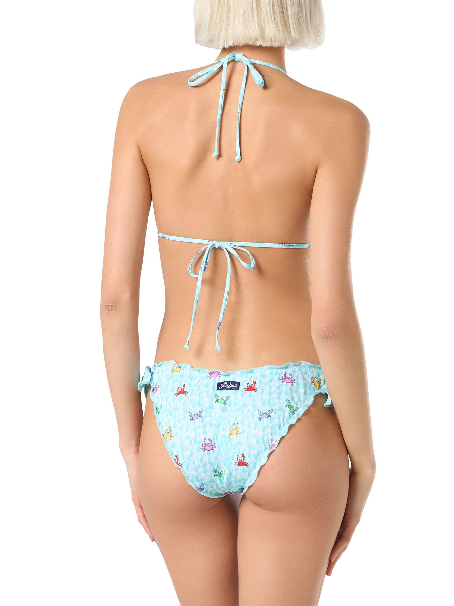 Bikini da donna classico a triangolo Sarius con granchio 
