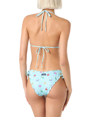 Bikini da donna classico a triangolo Sarius con granchio 