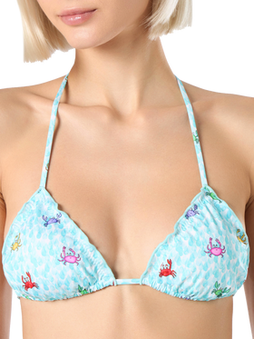 Bikini da donna classico a triangolo Sarius con granchio 