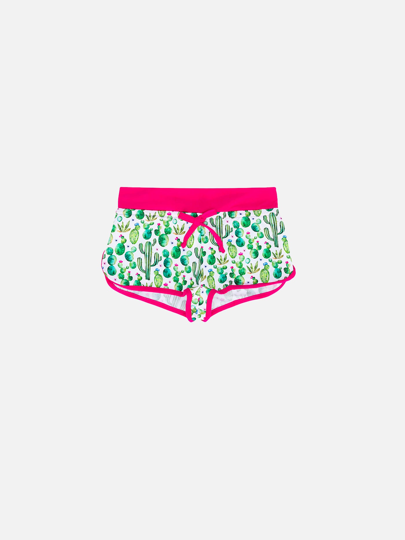 Prickly Plant Shorts for Little Girl - MC2 Saint Barth