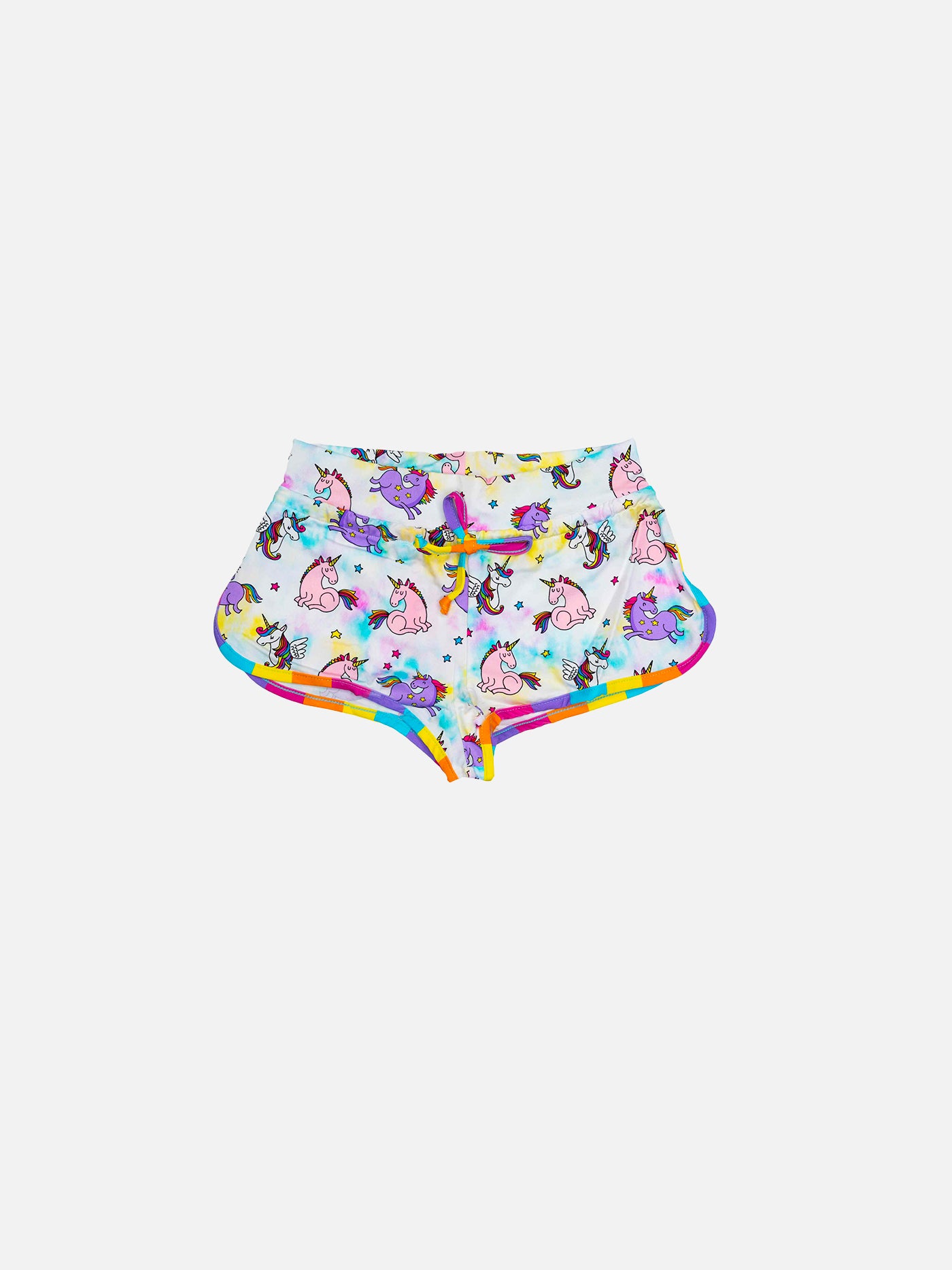 Unicorn print girl beach shorts - MC2 Saint Barth