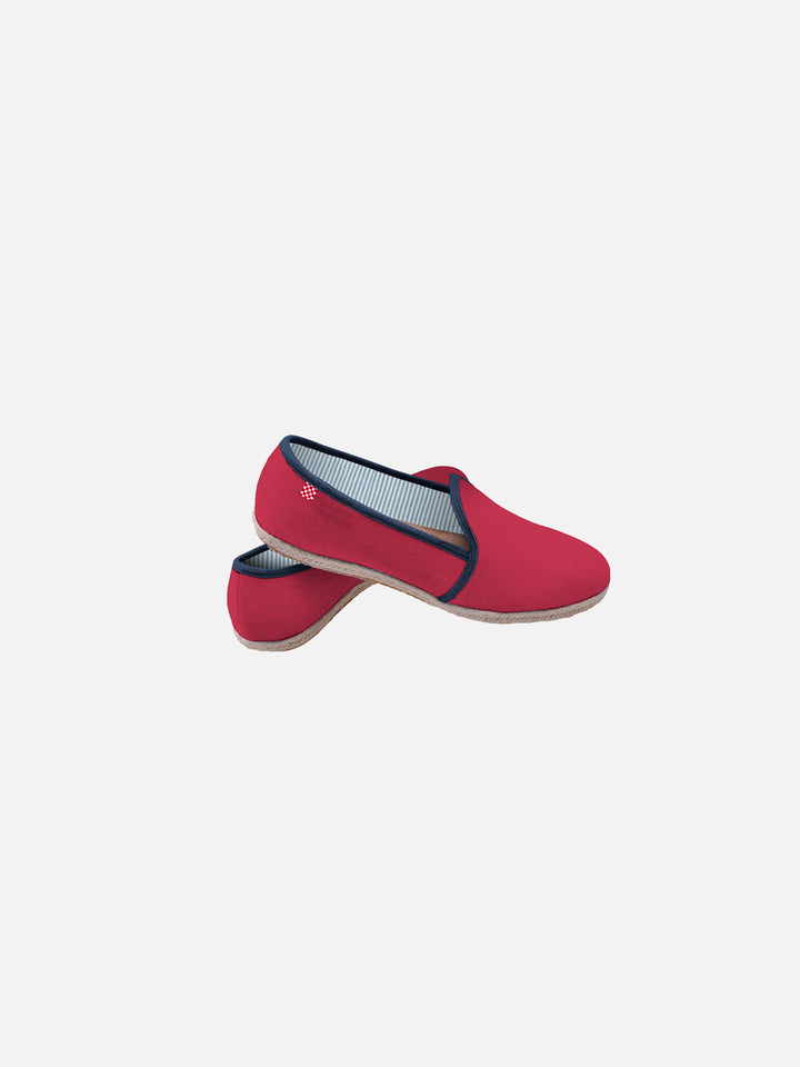 Red and blue navy Canvas Shoes for men - MC2 Saint Barth