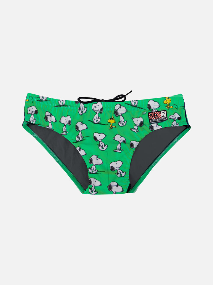 Snoopy print boy swim briefs | SNOOPY - PEANUTS™ SPECIAL EDITION - MC2 Saint Barth