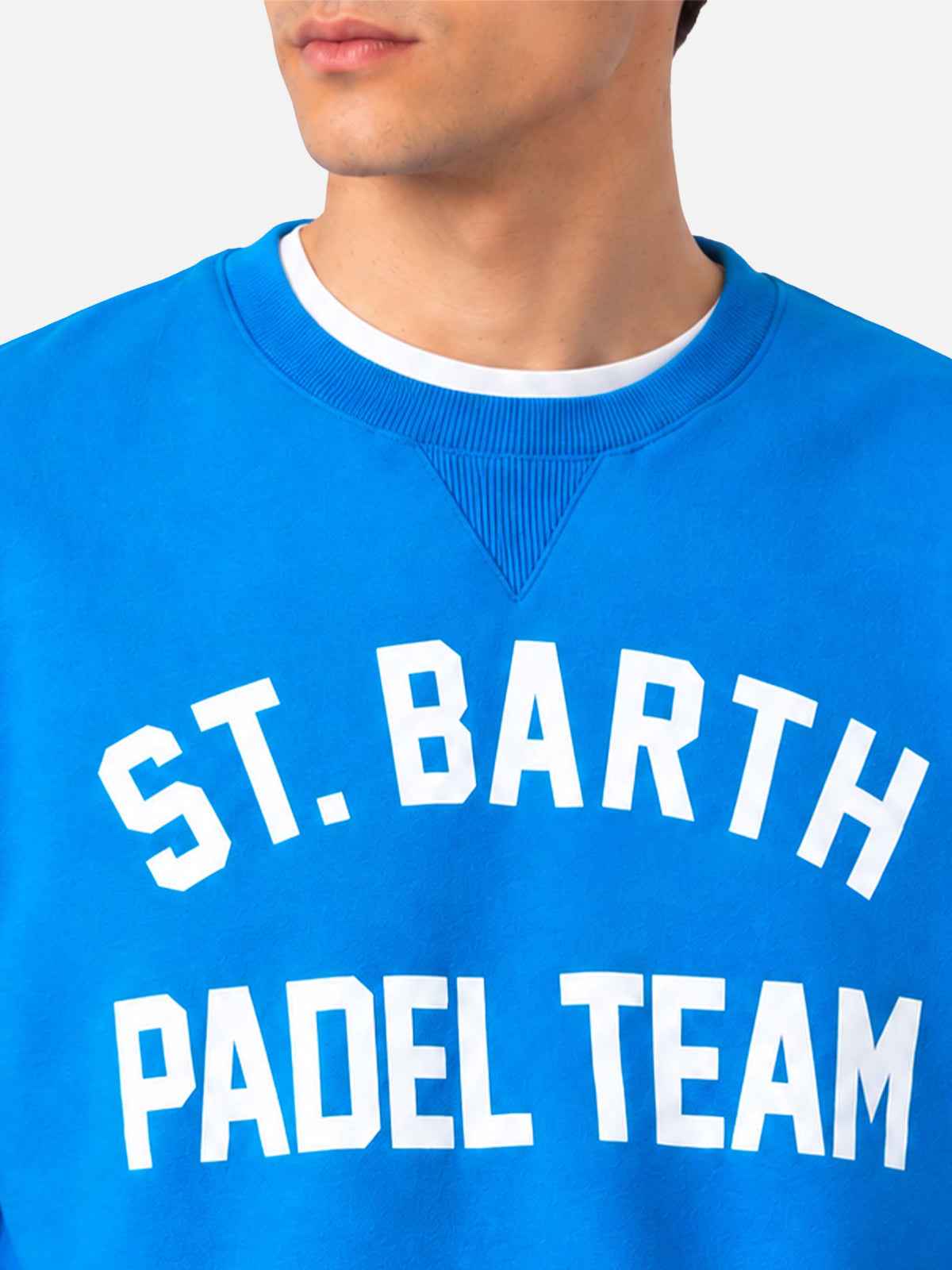 Sweat-shirt en coton avec imprimé St. Barth Padel Team 