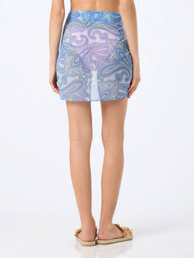 Woman paisley short pareo Sery - MC2 Saint Barth