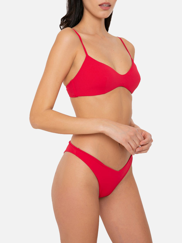 Woman red bralette bikini - MC2 Saint Barth