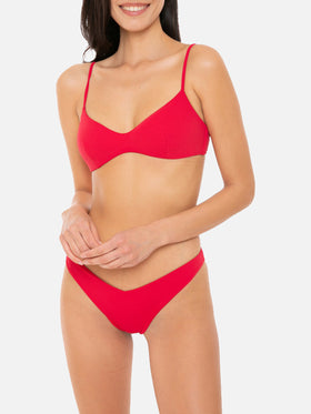 Woman red bralette bikini - MC2 Saint Barth