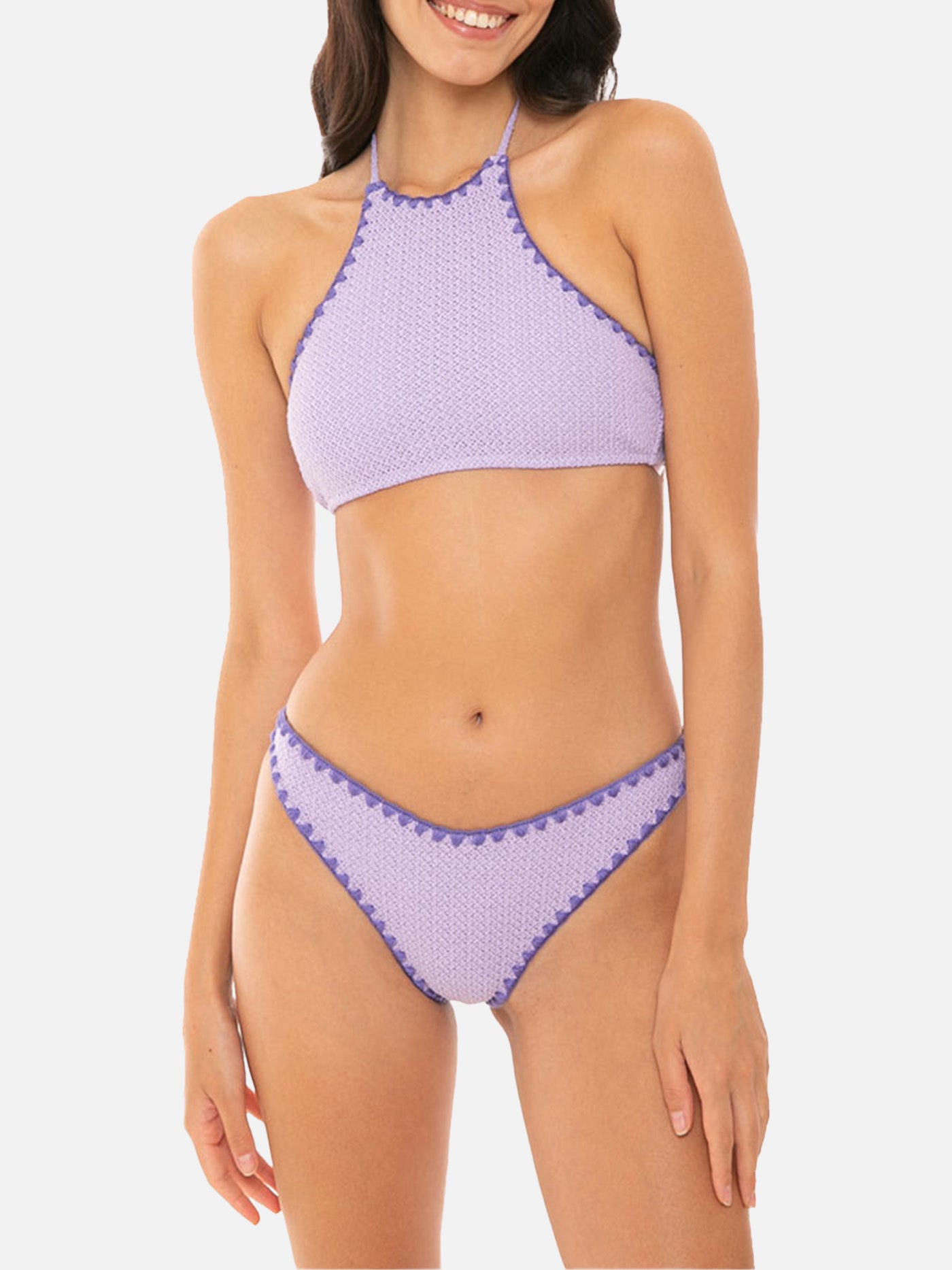 Crochet bikini with halter top - MC2 Saint Barth