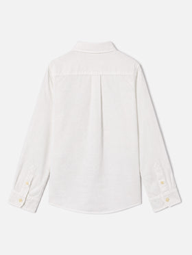White Agnes shirt in linen