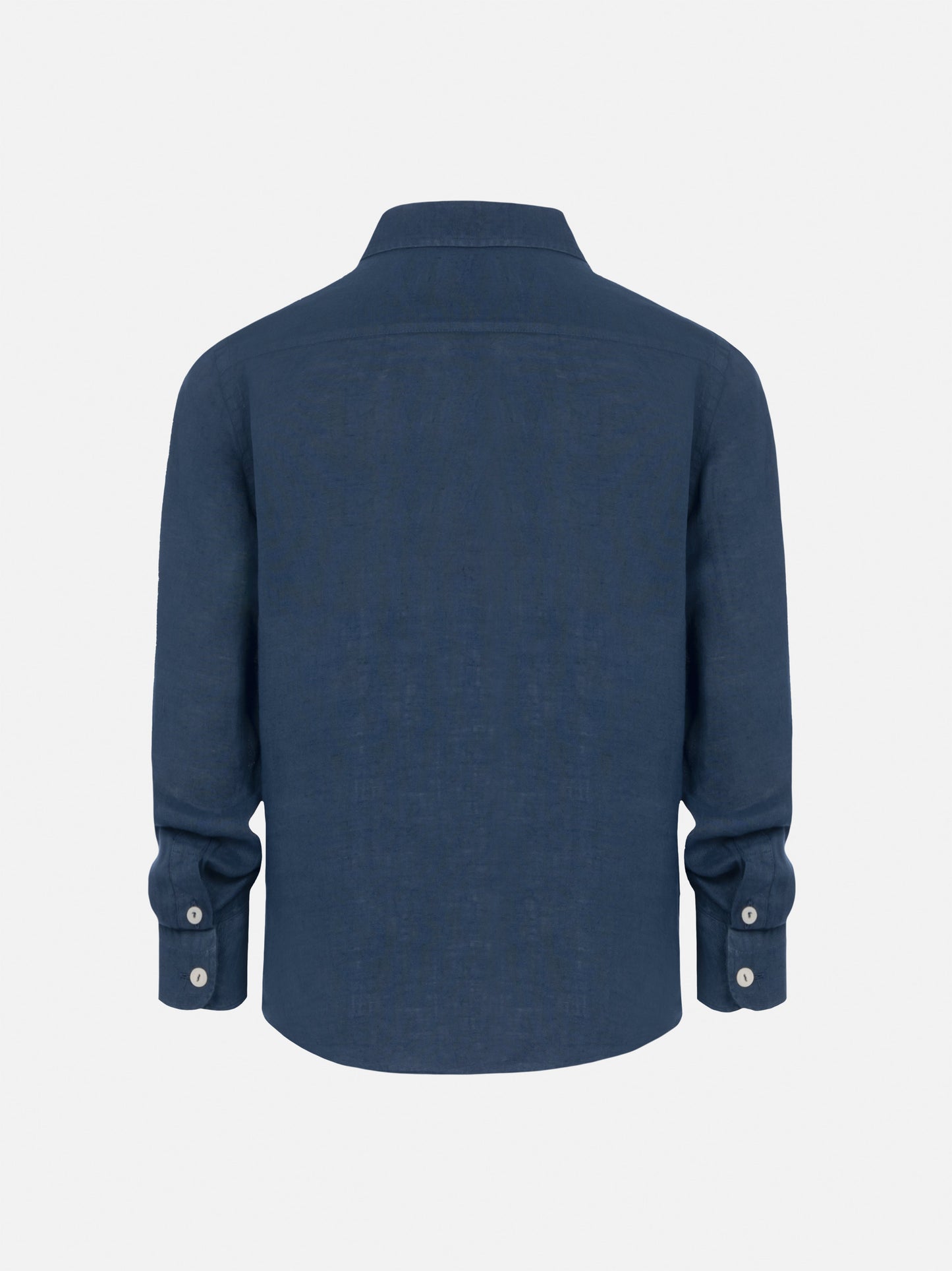Agnes navy blue linen shirt - MC2 Saint Barth