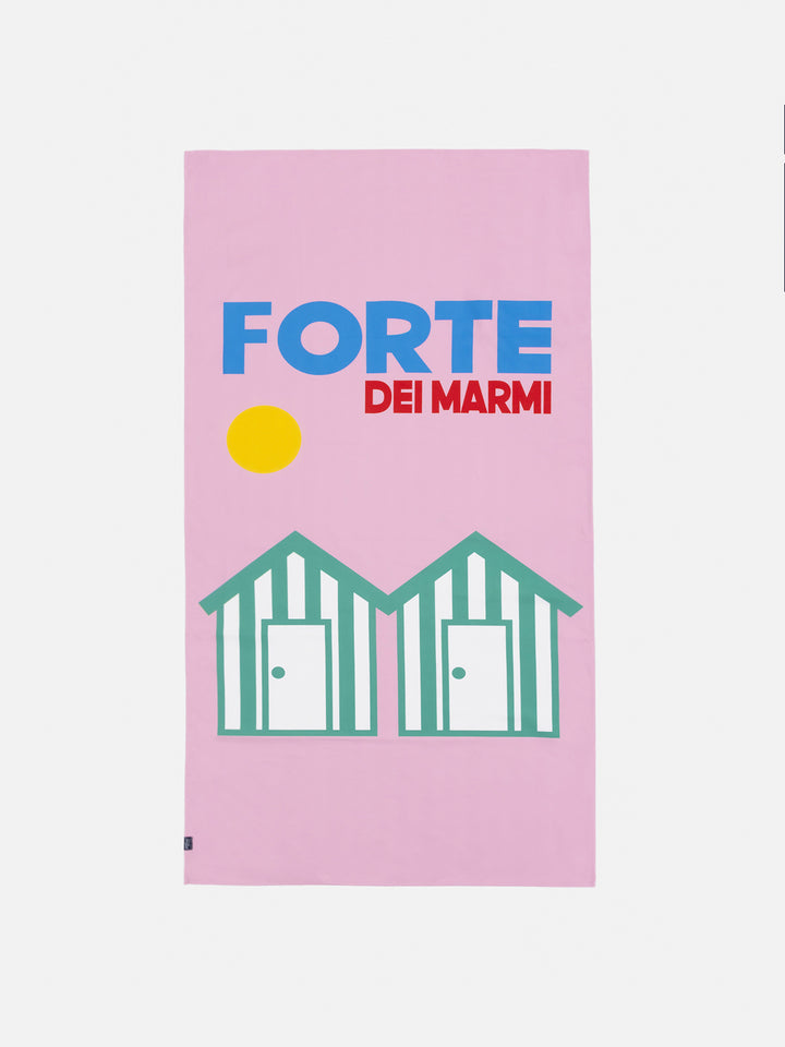 Strandtuch Aidan aus Mikrofaser mit Forte dei Marmi-Aufdruck